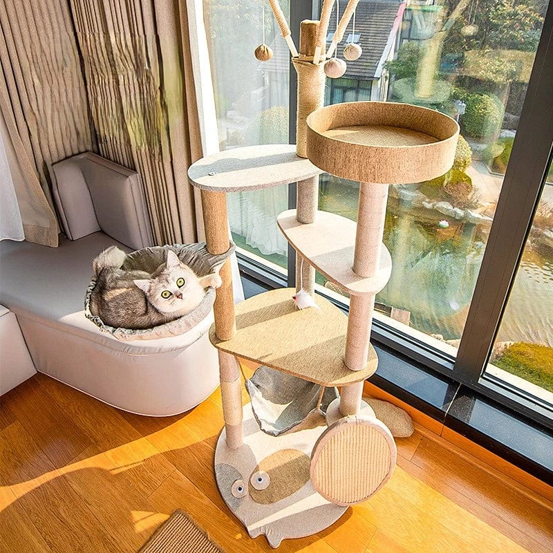Kratzbaum Beige Natur